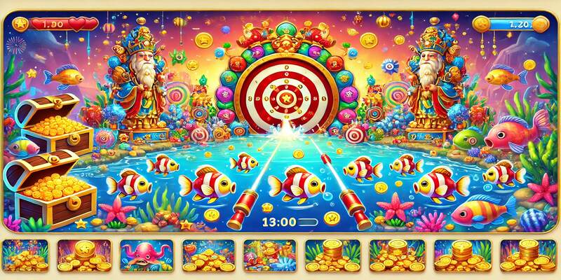 Bắn cá thần tài - Giao diện chân thực, hình ảnh 3D sắc nét