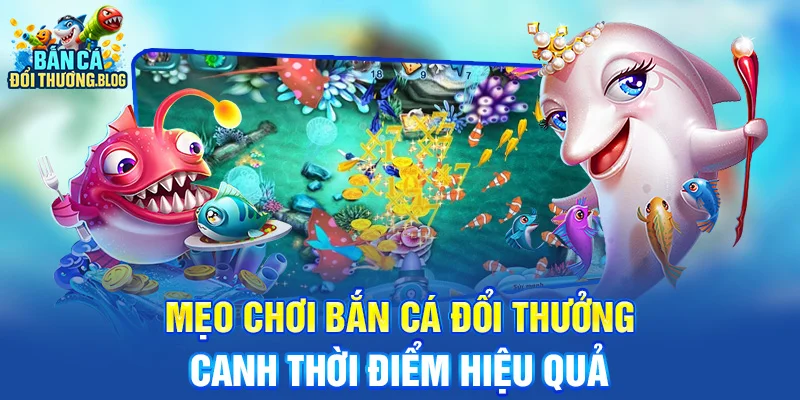 Mẹo chơi bắn cá đổi thưởng - canh thời điểm hiệu quả